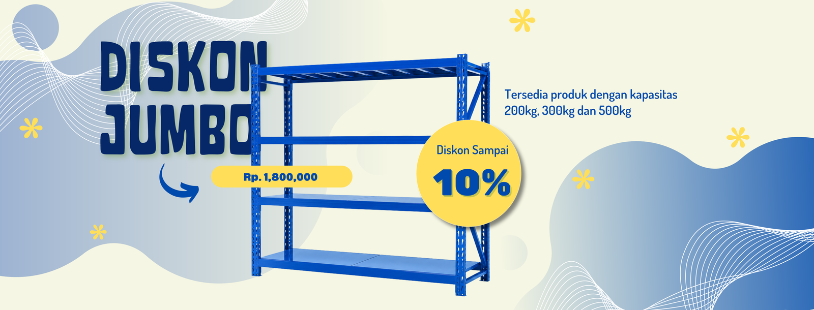 Promo Rak Gudang Murah