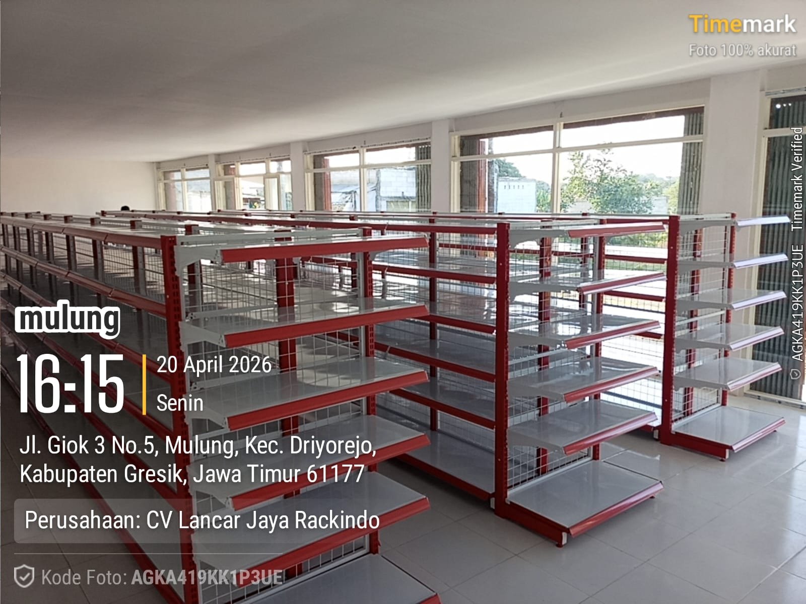 Pemasangan desa mulung driyorejo