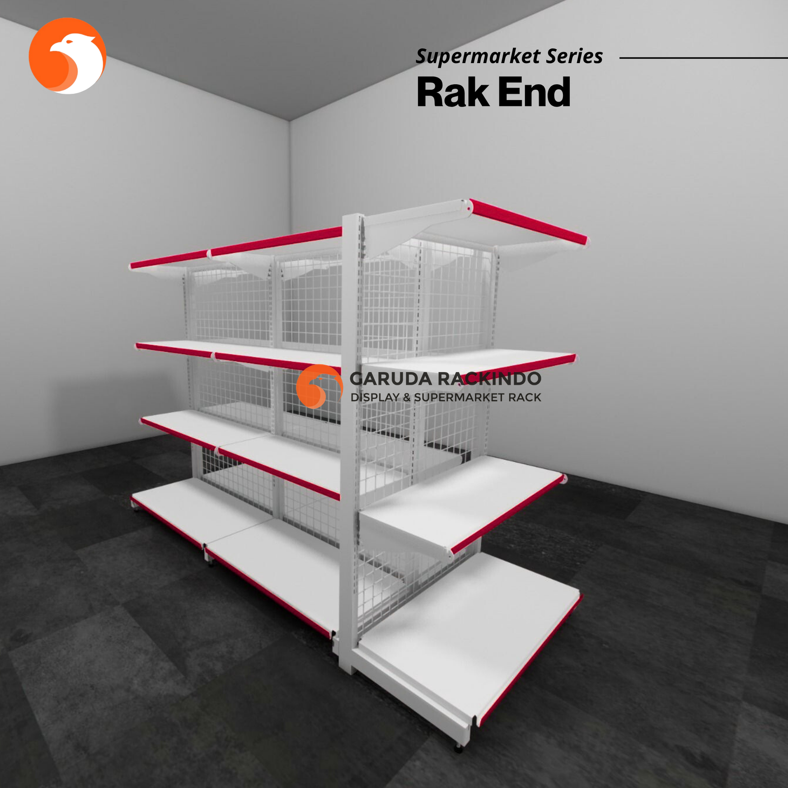 Rak Gondola Supermarket - Rak End / Kualitas Terbaik Produksi Sendiri dan Produk Import